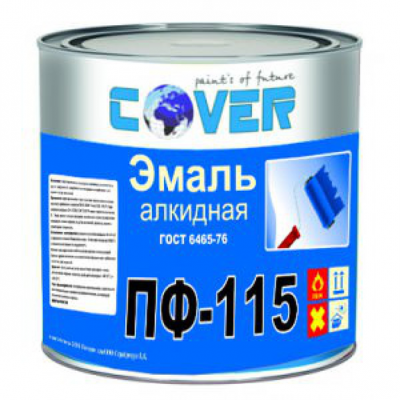 Эмаль алкидная ПФ-115 "COVER " 2,5кг белая